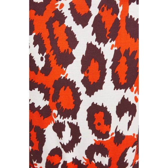 Womens Size 6 Diane Von Furstenberg DVF Jasmine Silk Wrap Animal Print Dress - Picture 5 of 9